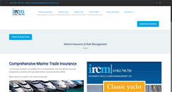 Desktop Screenshot of marineinsurance-ircm.co.uk